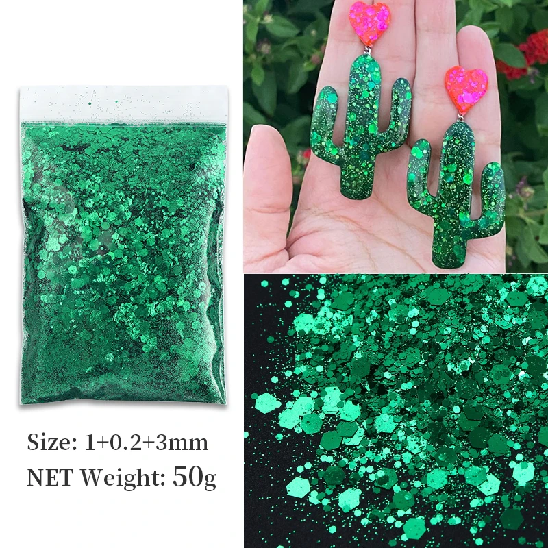 Snowflake Sequins Glitter Confetti for Craft Resin Slime Supplies