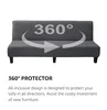 LANMOLIFE Armless Sofa Bed Cover Stretch Sofa Bed Protector Spandex Non-Slip Jacquard Fabric Sofa Covers is Machine Washable 6