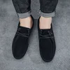 Shoes for Men Casual Slip on Loafers Plus Size Breathable Canvas Driving Shoes Office Walking Flats Non Slip Moccasins 2