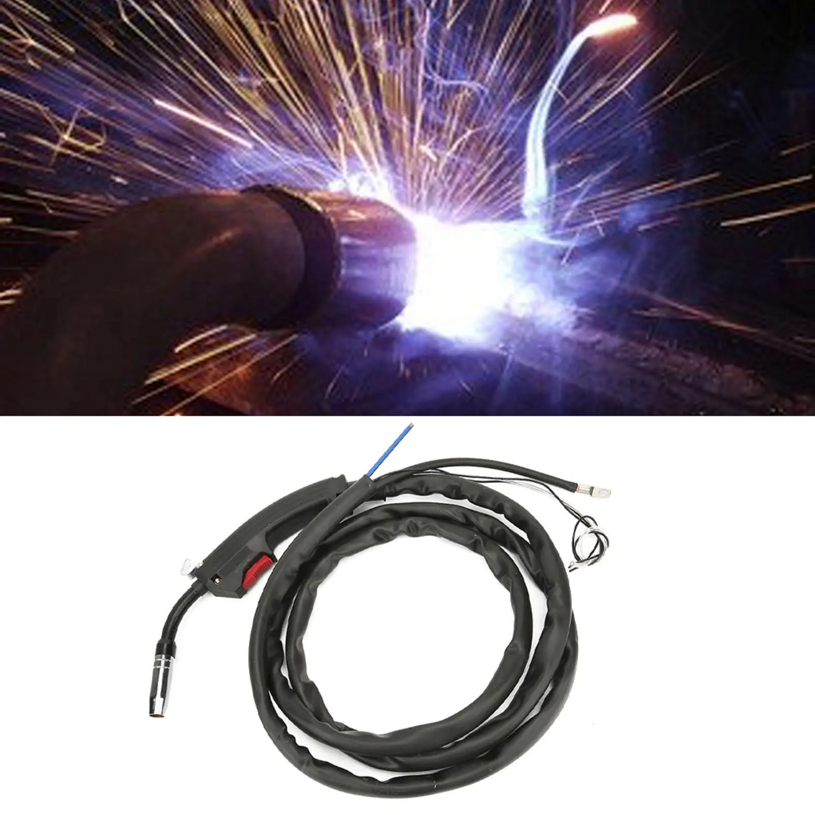 MIG Welding Torch 14AK MB14 CO2 Gas Protective 2 Meters Fit for MIG130 0.8-1.2mm