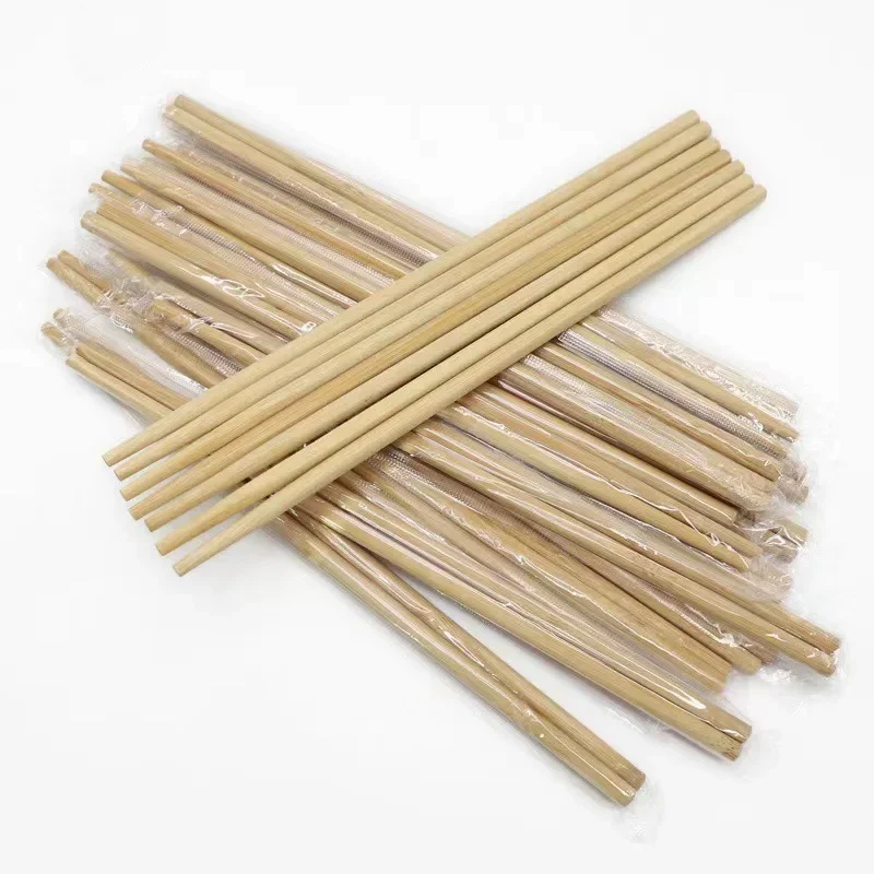 Disposable ConvenientChopsticks CommercialIndependent PackagingCarbonized Chopsticks Blueand White BambooChopsticks