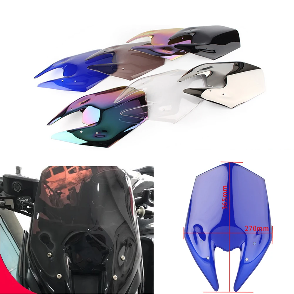 

Экран для мотоцикла с двойной вспышкой, защитная ветровая панель для Kawasaki Z 800 Z800 2013-2018 2019 2020 2021