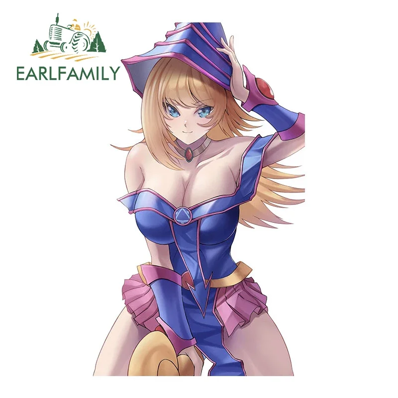 

EARLFAMILY 13 см x 7,8 см для забавных привлекательных темных волшебных девушек автомобильные наклейки водонепроницаемые Модные устойчивые к царапинам JDM наклейка скейтборд
