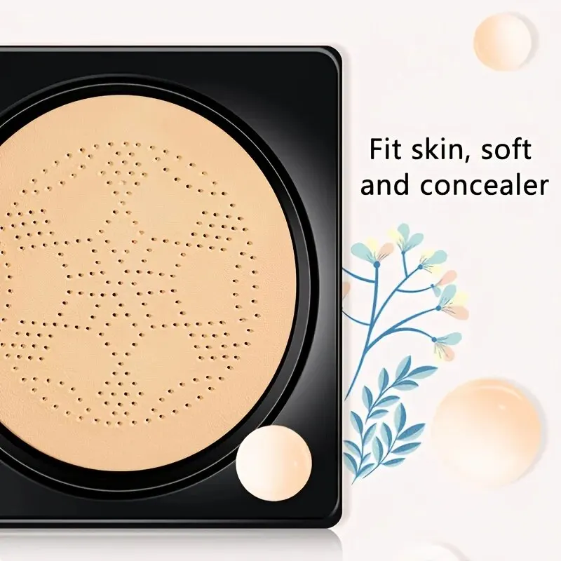 All in One Radiate Beauty with Mushroom Air Cushion BB Cream Moisturizing Nourished Clear Complexion Hanru Lightweight Cushion bb cream,air cushion cream,cushion foundation