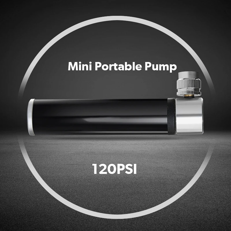 Description Picture 5 of itemBIKING Mini Bicycle Pump Aluminum Alloy Cycling Hand Air Pump Ball Tire Lnflator Presta Valve MTB Road Bike Pump Accessories