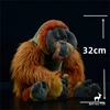Orangutan Ape High Fidelity Anime Cute Plushie Red Gorilla Plush Toys Lifelike Animals Simulation Stuffed Doll Kawai Toy Gifts 2
