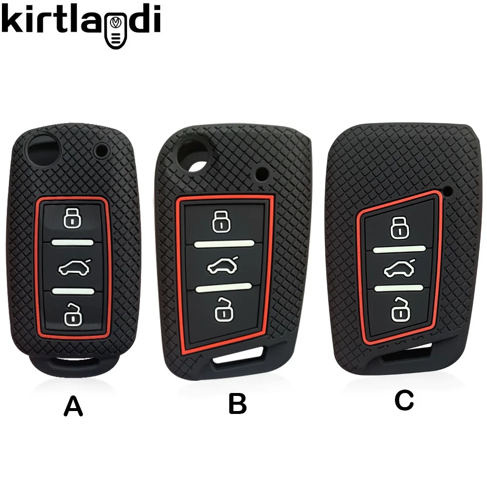 Funda De Silicona Para Llave VW Seat Skoda - Protege Tu Llave De Golpes Y Arañazos