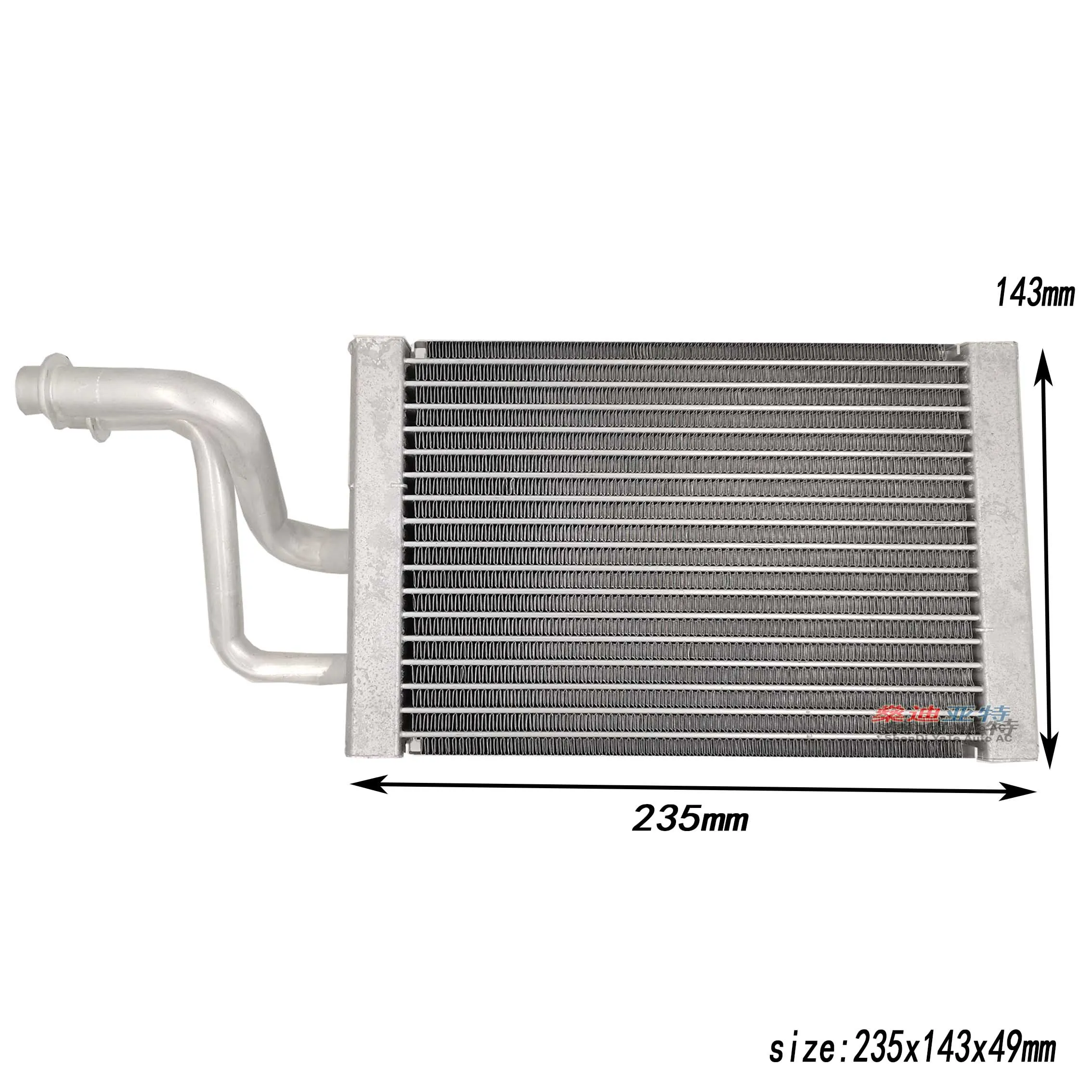 68261532AA A/C Rear Evaporator Core For Cadillac Escalade Chrysler