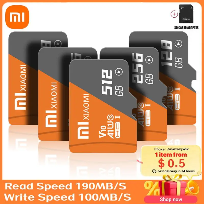 Xiaomi Micro Memory Sd Card 128Gb 64Gb 256 Gb Sd Card Sd/Tf Flash Card 64 128 256 Gb 1Tb Scheda Di Memoria Per Telefono Camer