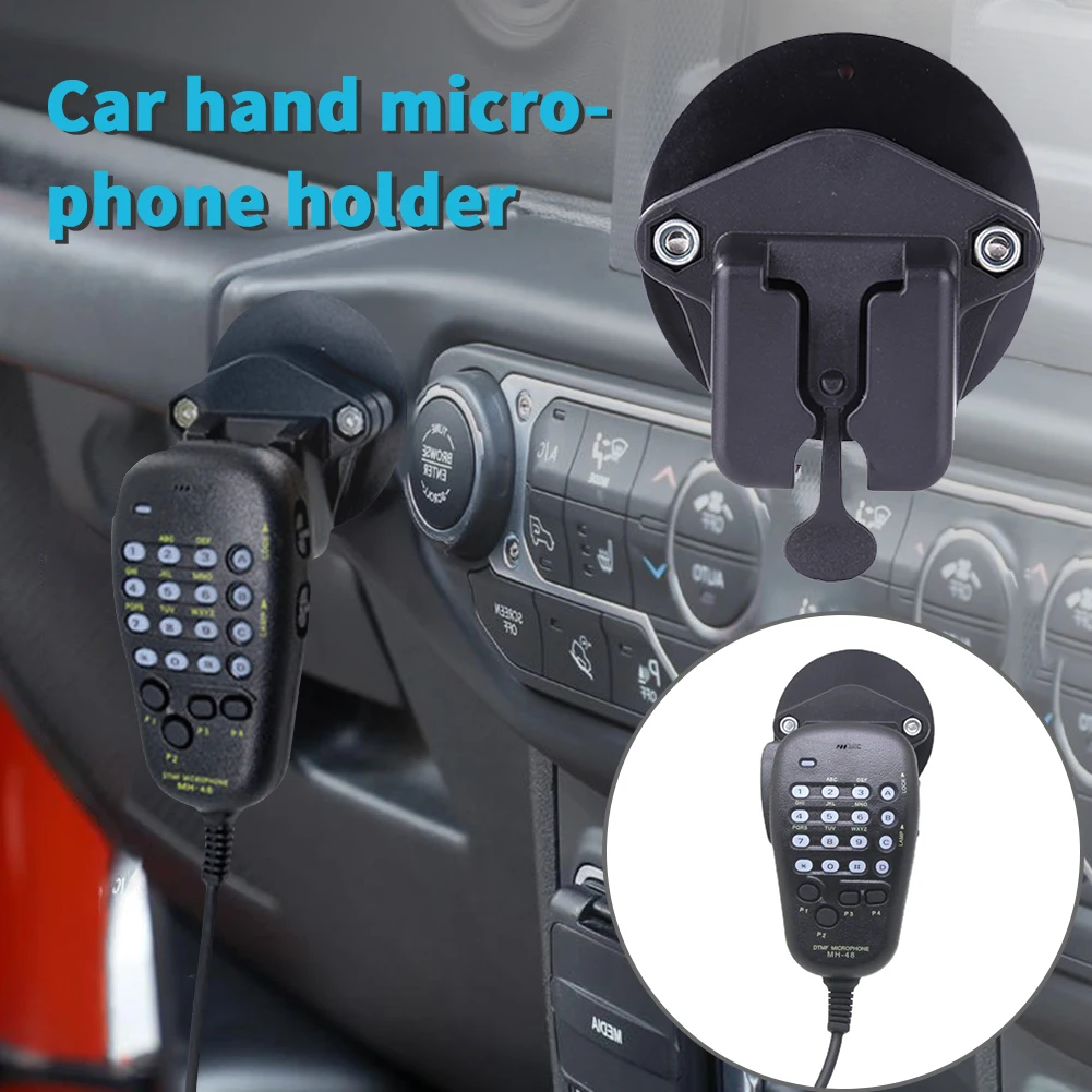 차량용 핸드 마이크 브래킷 걸이 브래킷 홀더 후크 차량용 플랫폼 걸이 (야에스 7900R 8900R 호환)