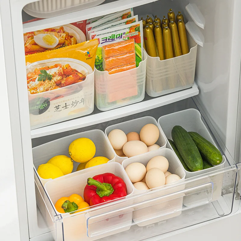 Fridge Organizer Food Fresh Storage Box Refrigerator Side Door