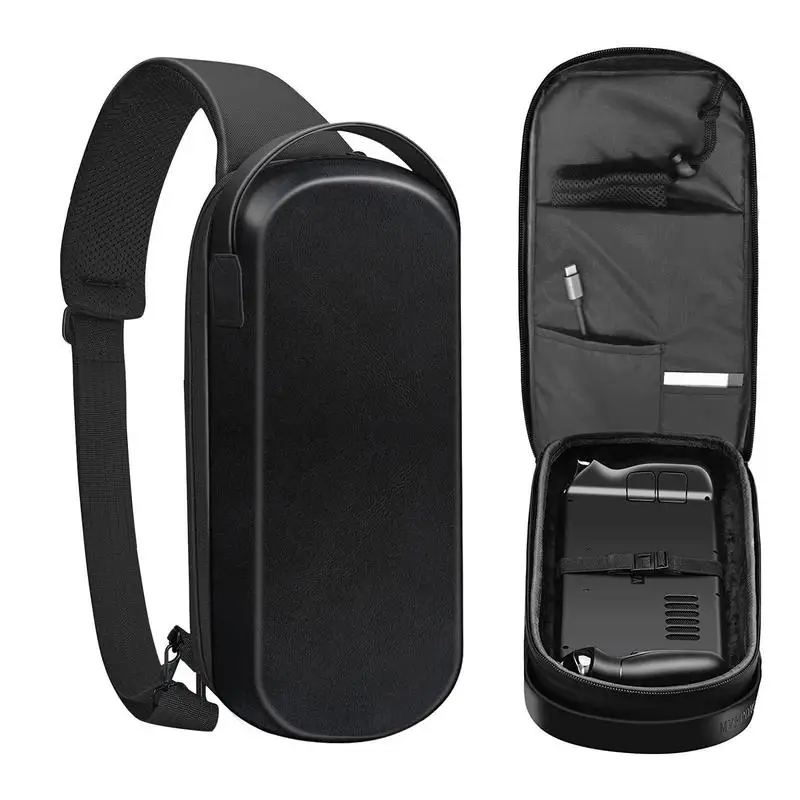 

Сумка для хранения игровой консоли, кросс-боди, для палубы Steam, EVA, ранцевая, с несколькими отделениями для карт, сумка на молнии для steamdeck