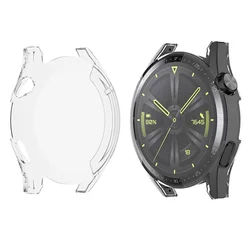 Premium TPU Protective Case & Full Screen Protector for Smartwatch - Soft, Durable, Anti - Scratch Bumper Shell (Transparent)