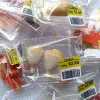 New Miniature Supermarket food simulation beefsteak salmon Bacon  beef roll for Doll House Mini Kitchen Clay food Accessories 2