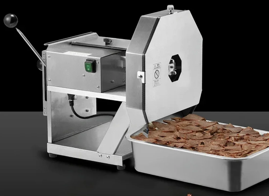 Air Rice Cake Slicer Commercial Cut Beef Sausage Potato Cabbage Mini Electric Vegetable Cutting Machine