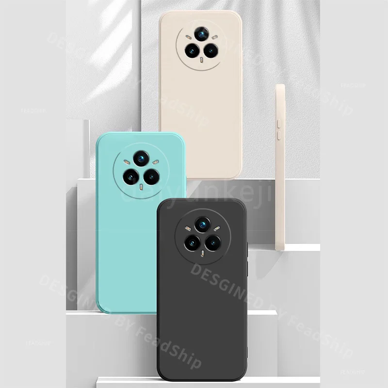 Luxury Silicone Protective Phone Case with Screen Film Protector
