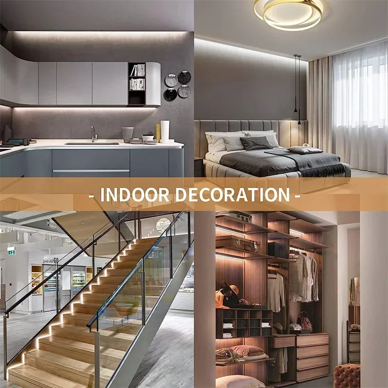 Description Picture 6 of item10M Led Strip Lamp Ribbon Led Neon Light White Led Tape Light 2835 120Led/m Modeling Light With RF Remote Control