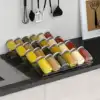 4 Layer Spice Drawer Organizer Adjustable Acrylic Spice Jars Rack Tray Expandable Seasoning Organizer Cabinet Kitchen Shelves 3