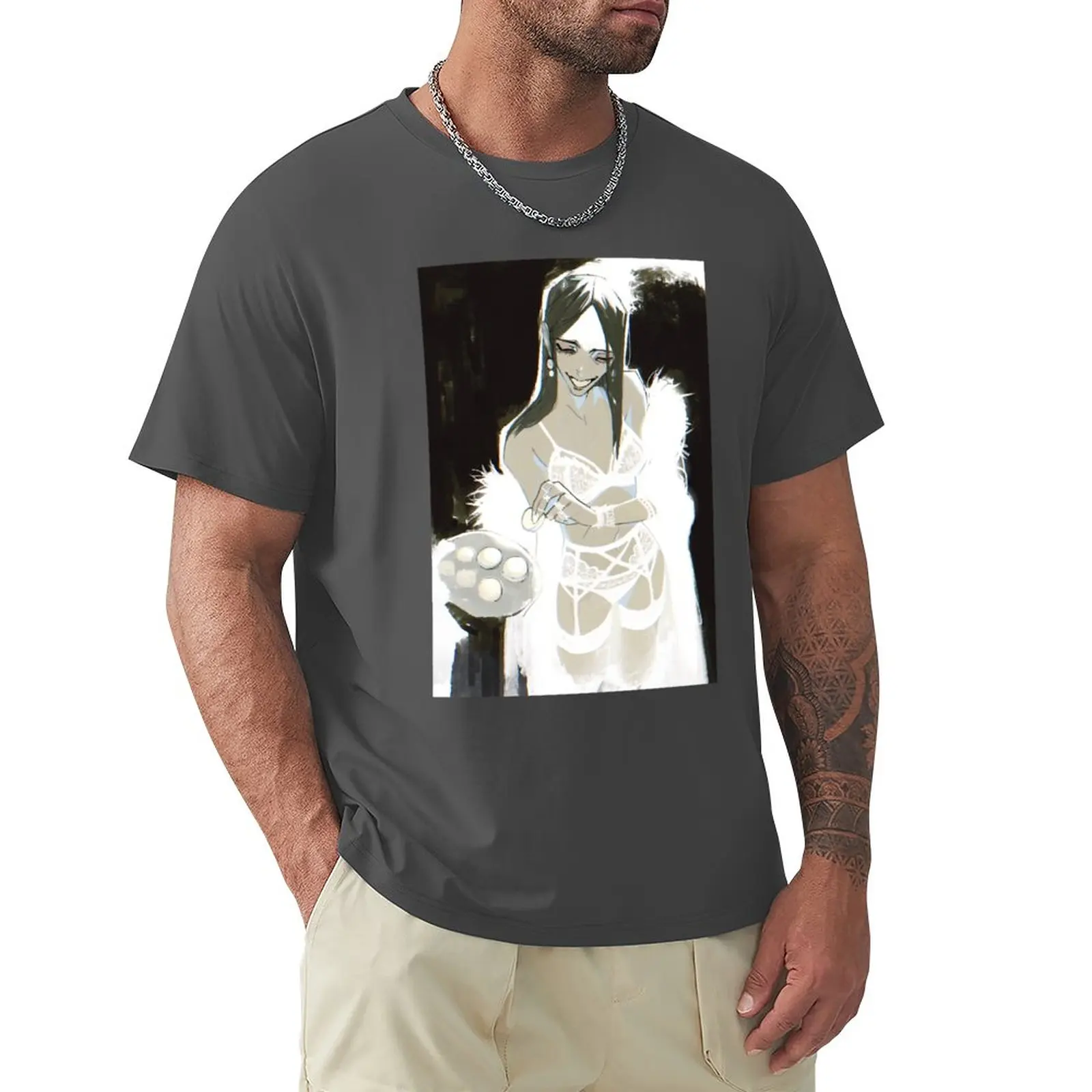 

Jess T-Shirt oversized plain men workout shirt