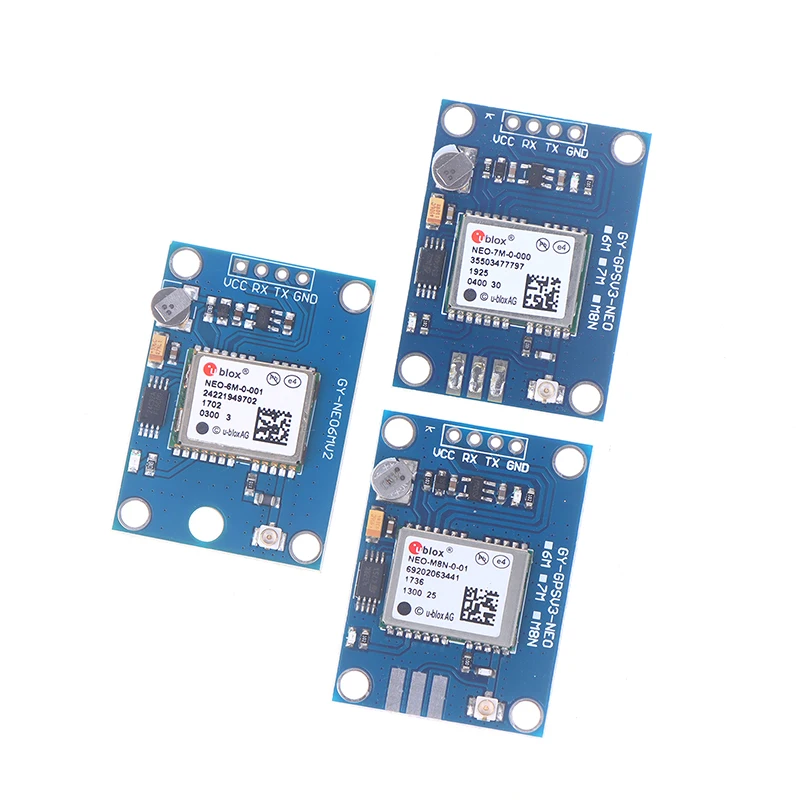 Module GPS Ublox NEO-6M monté sur un drone RC, avec câblage et fixation.