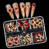 30Pcs 3D Nail Rhinestones Mixed Style Nail Charms Jewelry Red Pink Blue White Crystal Glass Gems Nail Art Decorations Accessorie 1