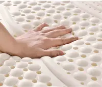 Surmatelas en Latex naturel, en caoutchouc naturel, pour maison, dortoir, coussin doux, taille Queen, fermeté moyenne, coussin de lit Durable 5
