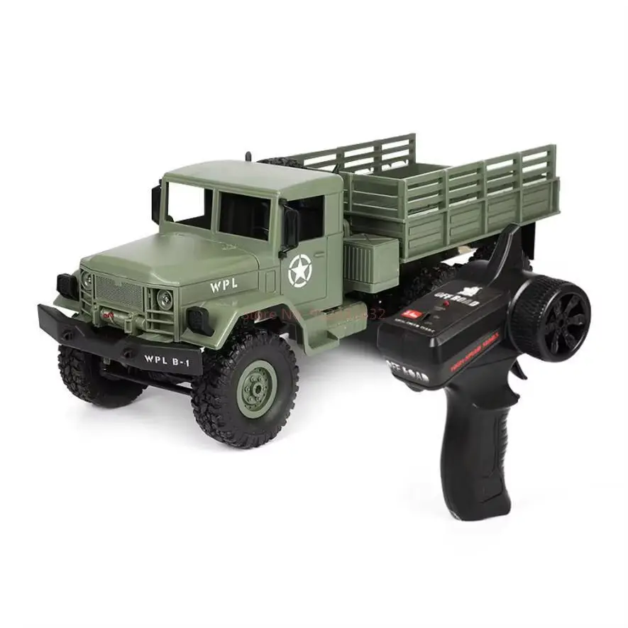 1/16 Rc Truck Wpl B36-3 Full Scale Military Model Remote Control Transport Truck Super Long Crawler Children'S Outdoor Toy Car 6
