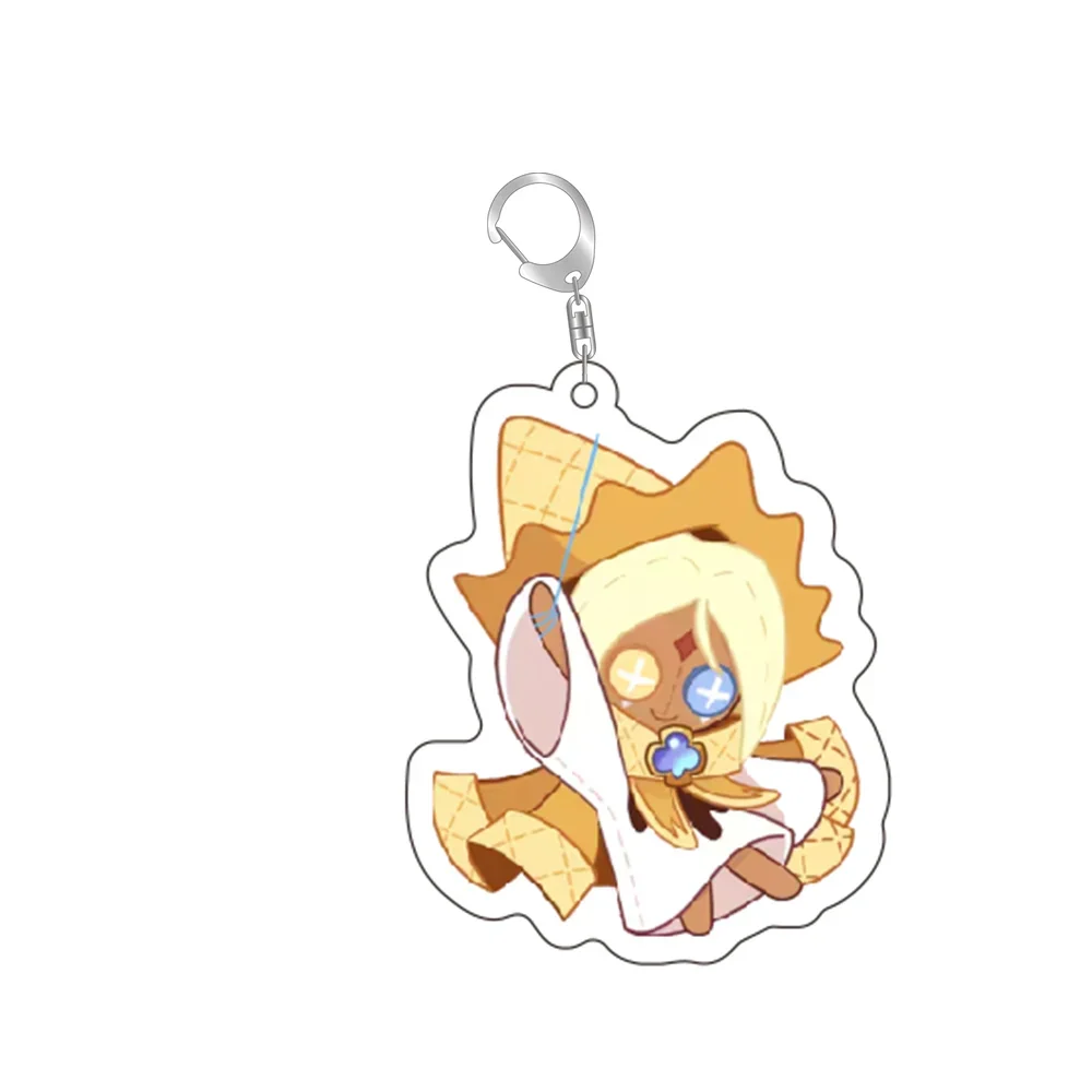 Charming Cartoon Cookie Chibi Keychains – Perfect Accessories for Bags & Gifts for Gamer Girls