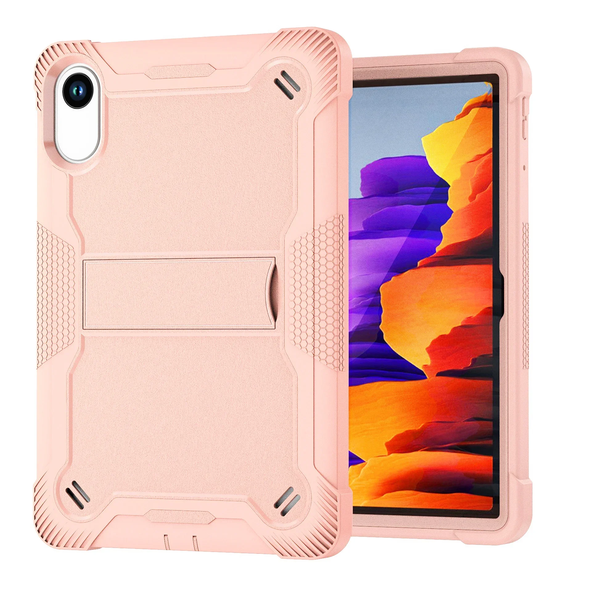Rugged Anti-Slip Armor Case with Built-in Kickstand - Shockproof Protection