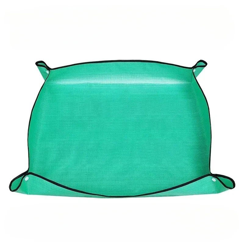 Potting Soil Indoor Repotting Mat Thickened PE Transplanting House Garden Plants Tray Foldable For Storage Plastic/Copper Buckle