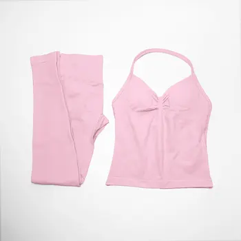 Ensemble Yoga Femme 2 Pièces : Brassière & Legging