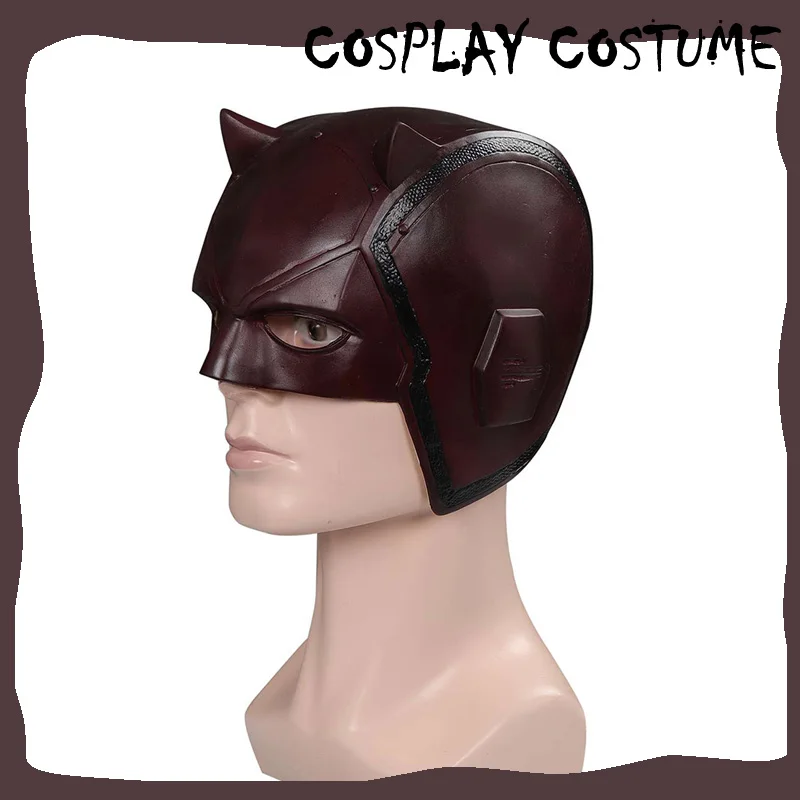Murdock Mask Latex Masks Helmet TV Dare Roleplay Devil Disguise Hat Masquerade Costume Accessories Halloween Props