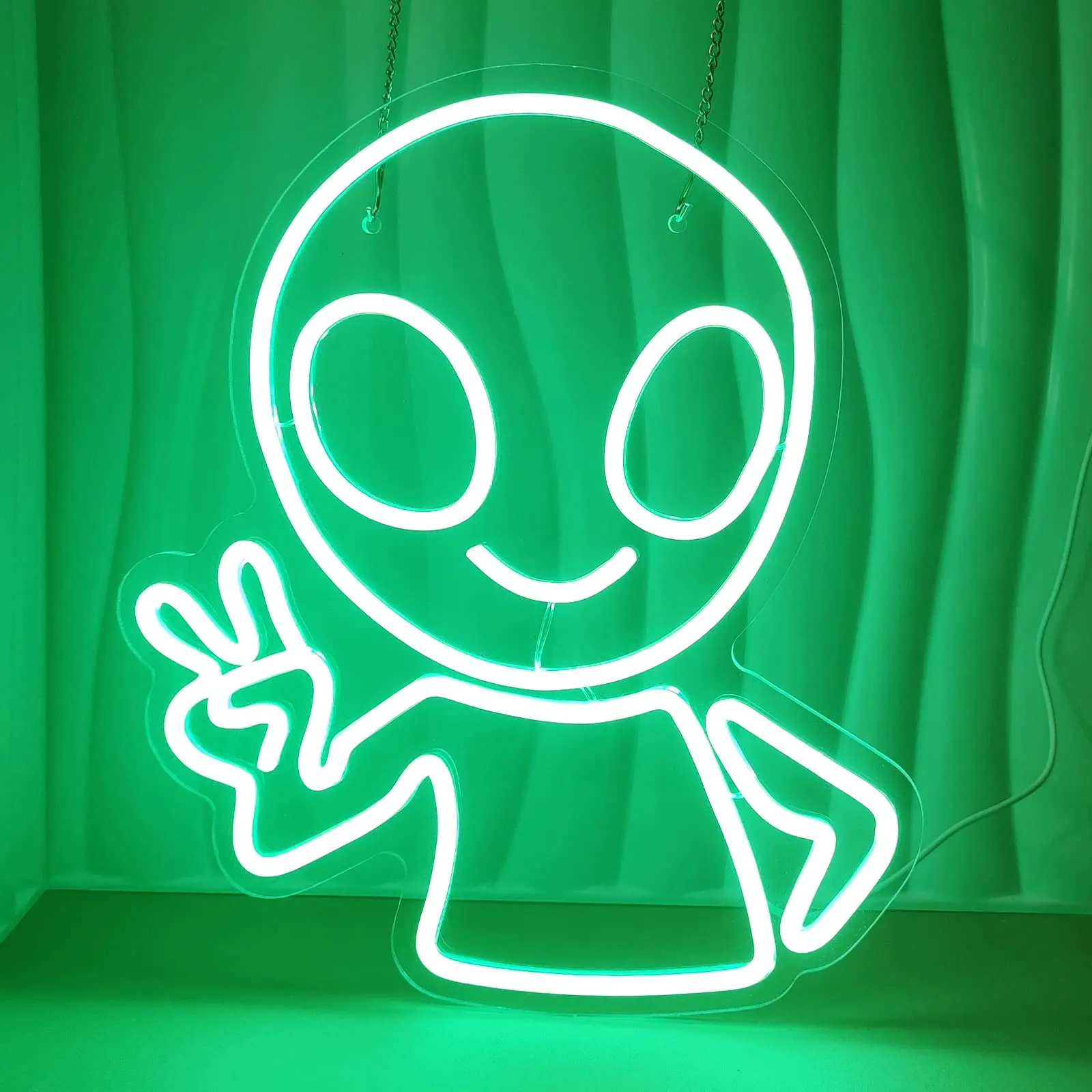 

Alien Neon Sign LED Light Personality for Party Mall Hotel Game Room Private Club Bar Decor Neon Night Light USB Power