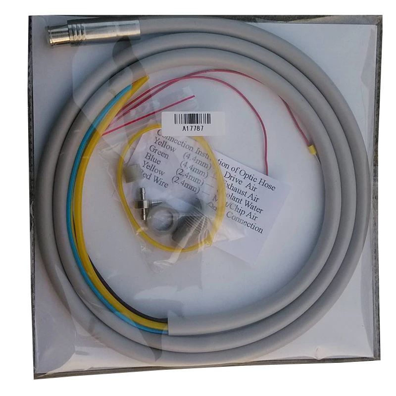 

Dental high-speed mobile phone tube with six holes, Taiwan fiber optic mobile phone cable, silicone hose