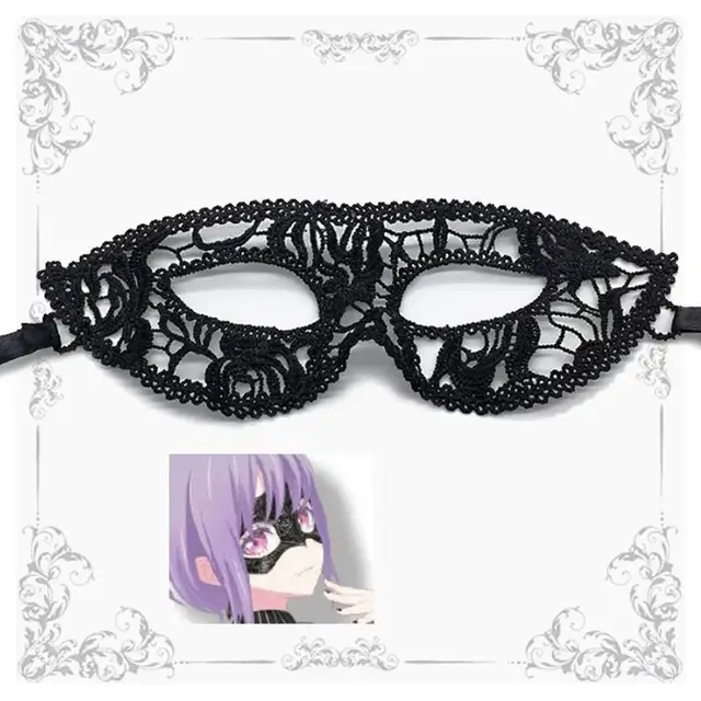 BanG Dream! Ave Mujica Black Lace Mask Anime Figure Doloris Mortis