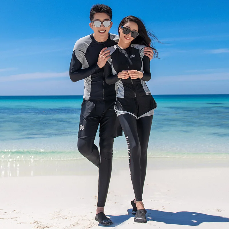 ［関税送料込］BALMAIN Swimsuit (beach wear/rash guard) Apmemiss Clearance Women's Full Body Swimsuit Zip Front Rash