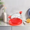 Chicken Shredder Tool Non-Slip Chicken Breast Shredder BPA Free Meat Breast Grinder Machine  Shredding Chicken Pulled Beef Meat 4