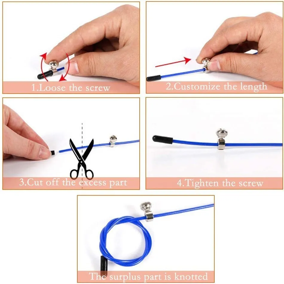 WOSWEIR Crossfit Jump Rope Professional Speed Bearing Skipping for Fitness Workout Training Equipement MMA Boxing Home Exercise jump rope