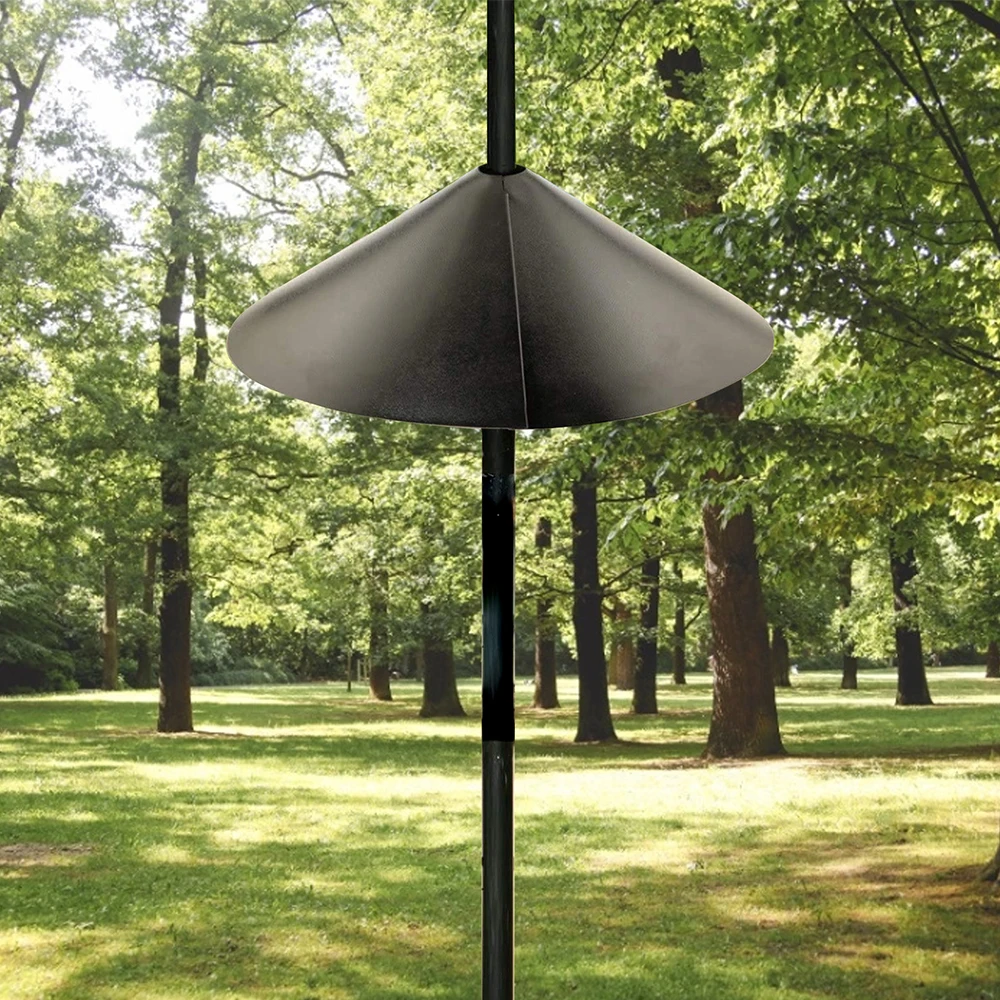 12/18inch Squirrel Baffle Wrap Around Squirrel Proof Baffles Universal Baffle Anti Rust Raccoon Proof Bird Feeder Guard