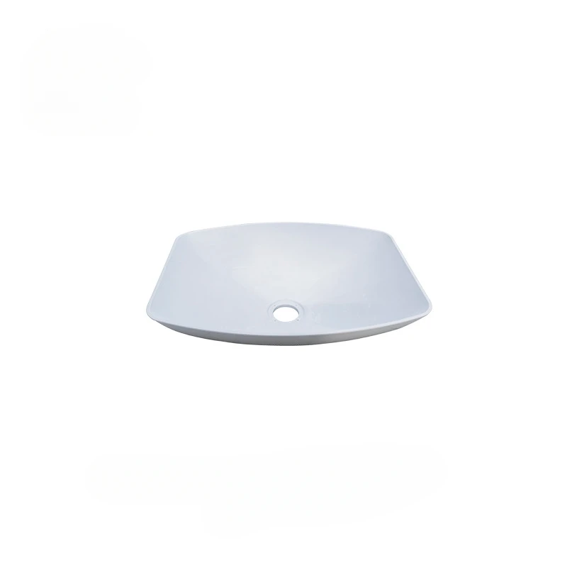 RV Acrylic Sink with Faucet Square Hand Basin for Boat Caravan