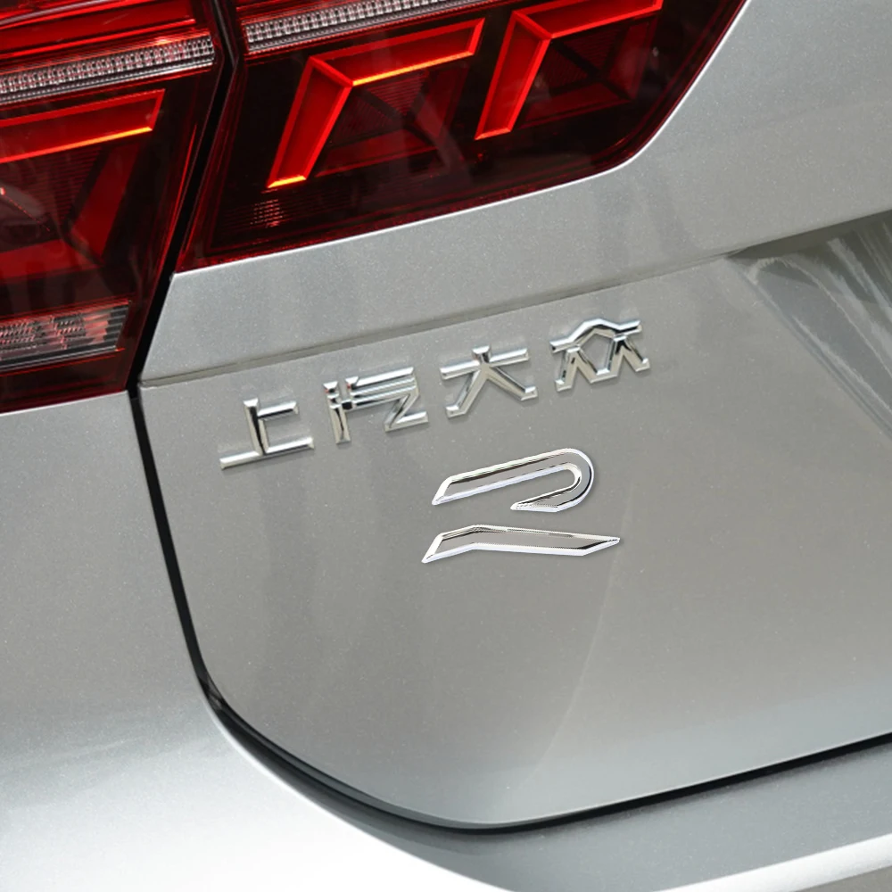 Car Rear Door Luggage Badge Emblem Sticker 1Pc for VW Golf 8 Jetta Golf Beetle GTI R32