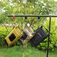 Oxford Tissue Box Holder Waterproof Napkin Paper Tissue Case Toilet Paper Dispenser Box Holder Storage Bag for Camping Hiking 2