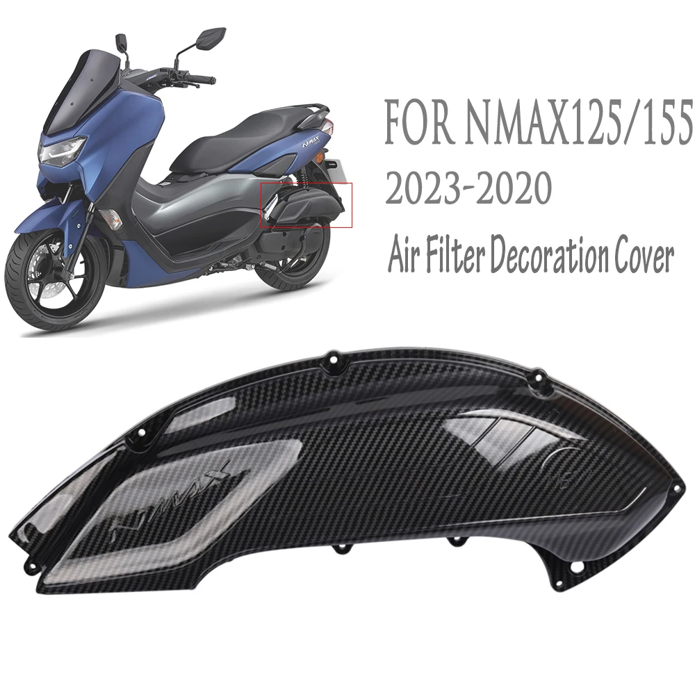 2023 2022 For Yamaha NMAX155 NMAX 125 155 2020 2021 Motorbike Modified Air Filter Decoration Cover  Shell Cap Frame Sliders