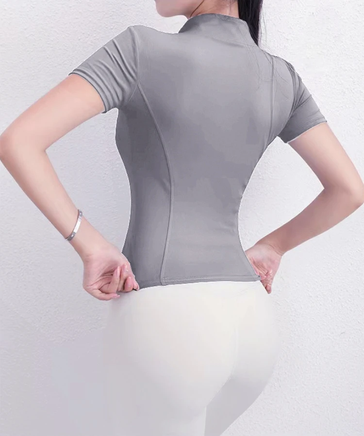 Sportswear Quick Drying Sexy Zipper Short Sleeve Women’s Sports Fitness Yoga Wear Yoga Top Best Sellers In Women's Clothing Sportswear Quick Drying Sexy Zipper Short Sleeve Women’s Sports Fitness Yoga Wear Yoga Top Best Sellers In Women's Clothing