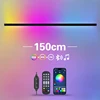 120CM 150CM RGB LED Long Wall Lamp Smart Remote APP Control Music Smart Modern Mood Lamp Bedroom Living Room Bar Home Decor 1