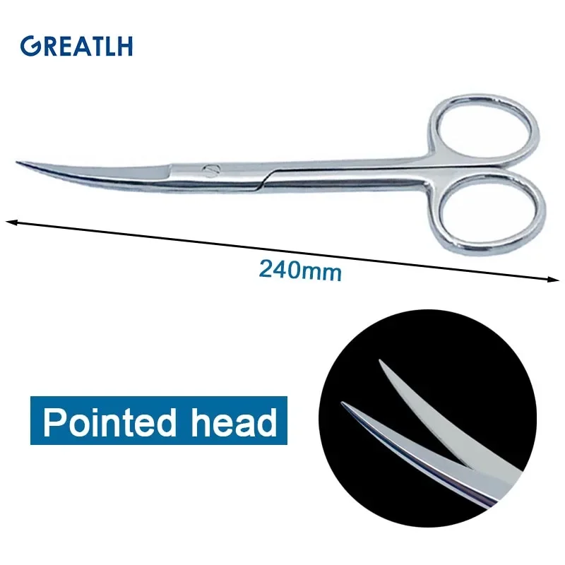 Liston Taglierina Ossea Forcipe 8" Strumenti Ortopedici Medici Curvi