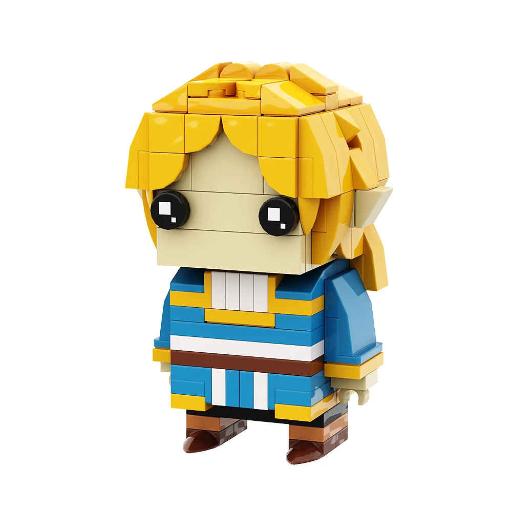 Moc Princess Zeldaed Link Building Block Action Figures Brickheadz Model Bricks Toys For Children Kids Gifts