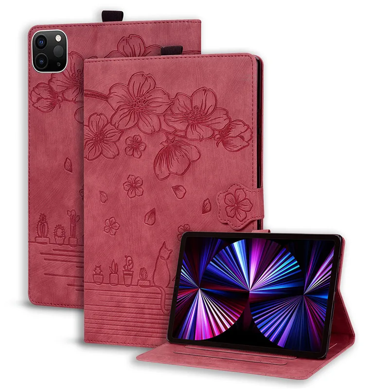 tablet capa para ipad pro caso emboss carteira de couro funda para ipad pro caso coque