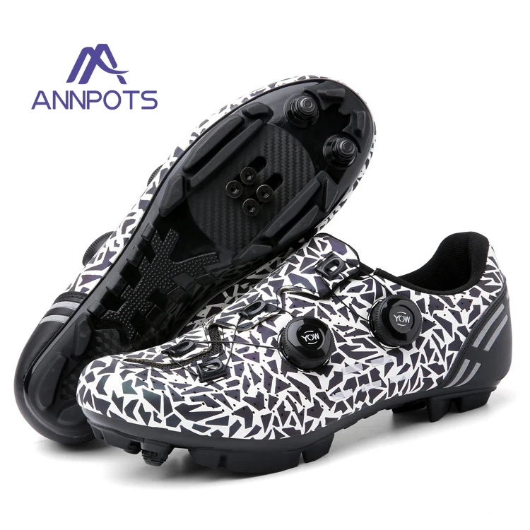 Men Road Cycling Sneaker MTB Sport Bike Boots Flat Racing Speed Sneakers Trail Mountain Bicycle Footwear Spd Pedal Cycling Shoes 2