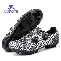 Men Road Cycling Sneaker MTB Sport Bike Boots Flat Racing Speed Sneakers Trail Mountain Bicycle Footwear Spd Pedal Cycling Shoes 2